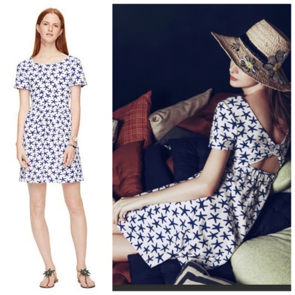 Kate Spade Broome Street Starfish Dress Large